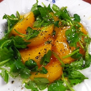 柿クレソンハニーサラダ